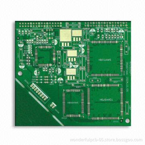 HDI PCB Board with 1.0mm Board Thickness, Made of Fr4 Base Material, Green Solder-mask